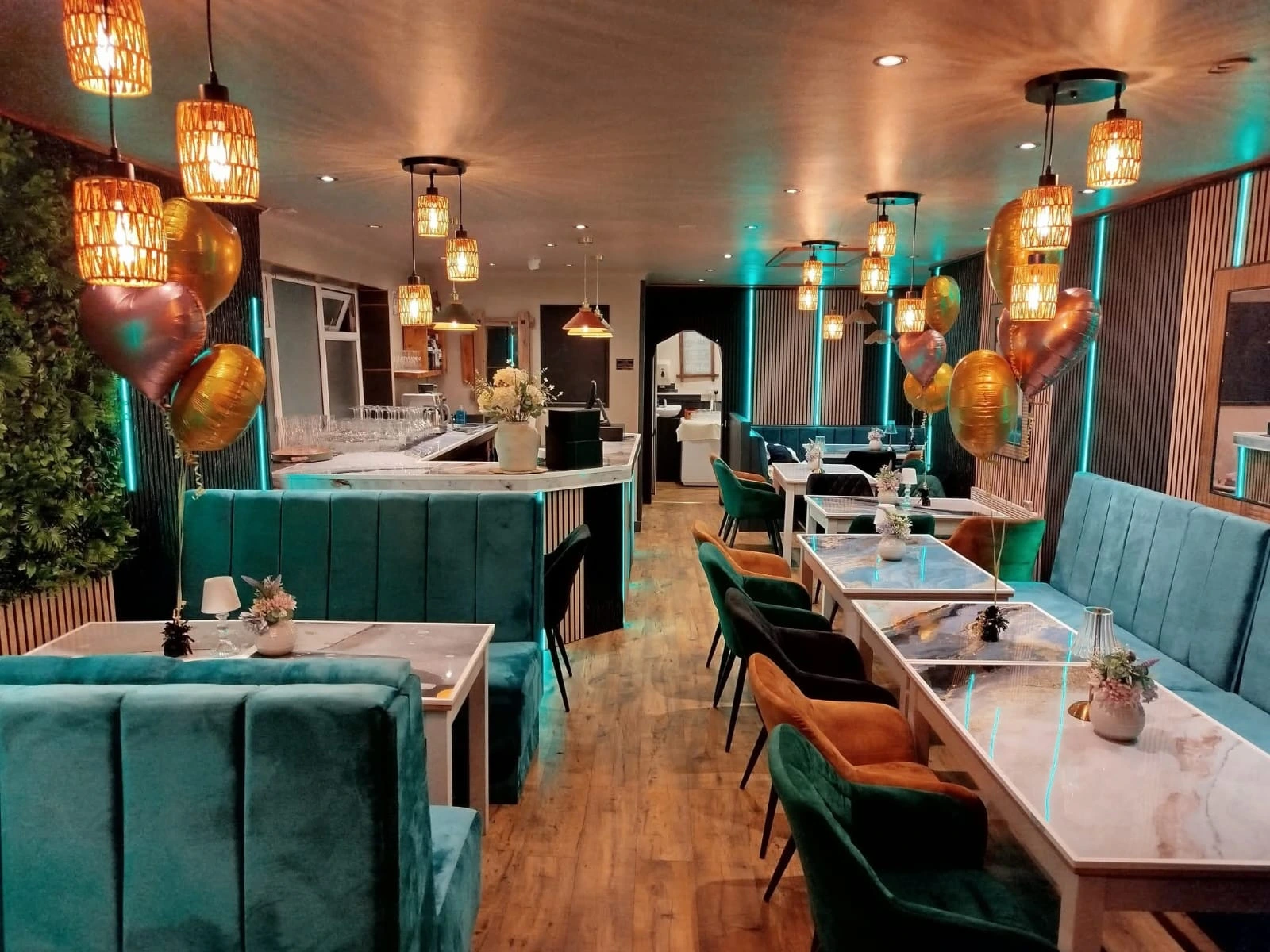 Inside the Zest of India Bispham dining room